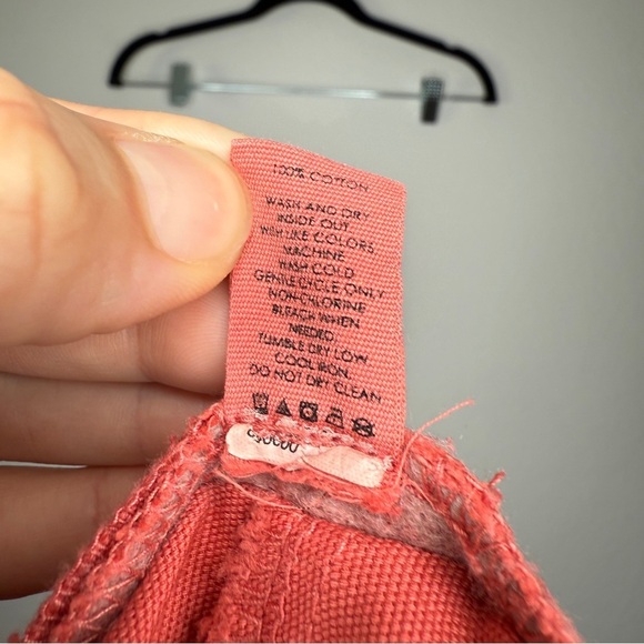 Unsubscribed Coral Button Front Shorts Size 2 - Picture 5 of 5